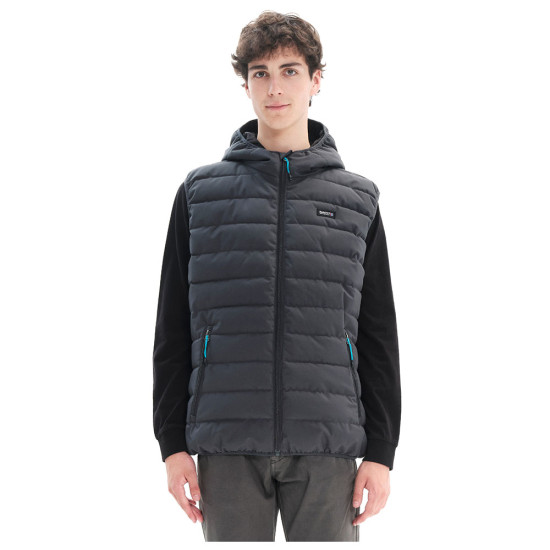 Basehit Ανδρικό αμάνικο μπουφάν Men's P.P. Down Vest Jacket with Hood Basehit Ανδρικό αμάνικο μπουφάν Men's P.P. Down Vest Jacket with Hood